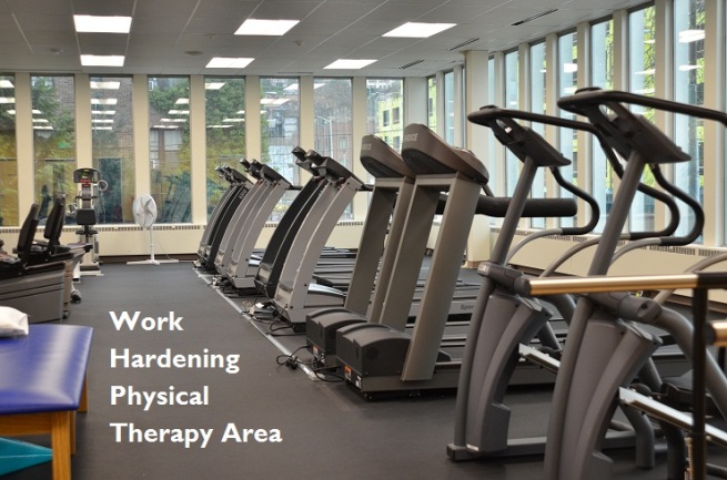 Work Hardening Physical Therapy Area